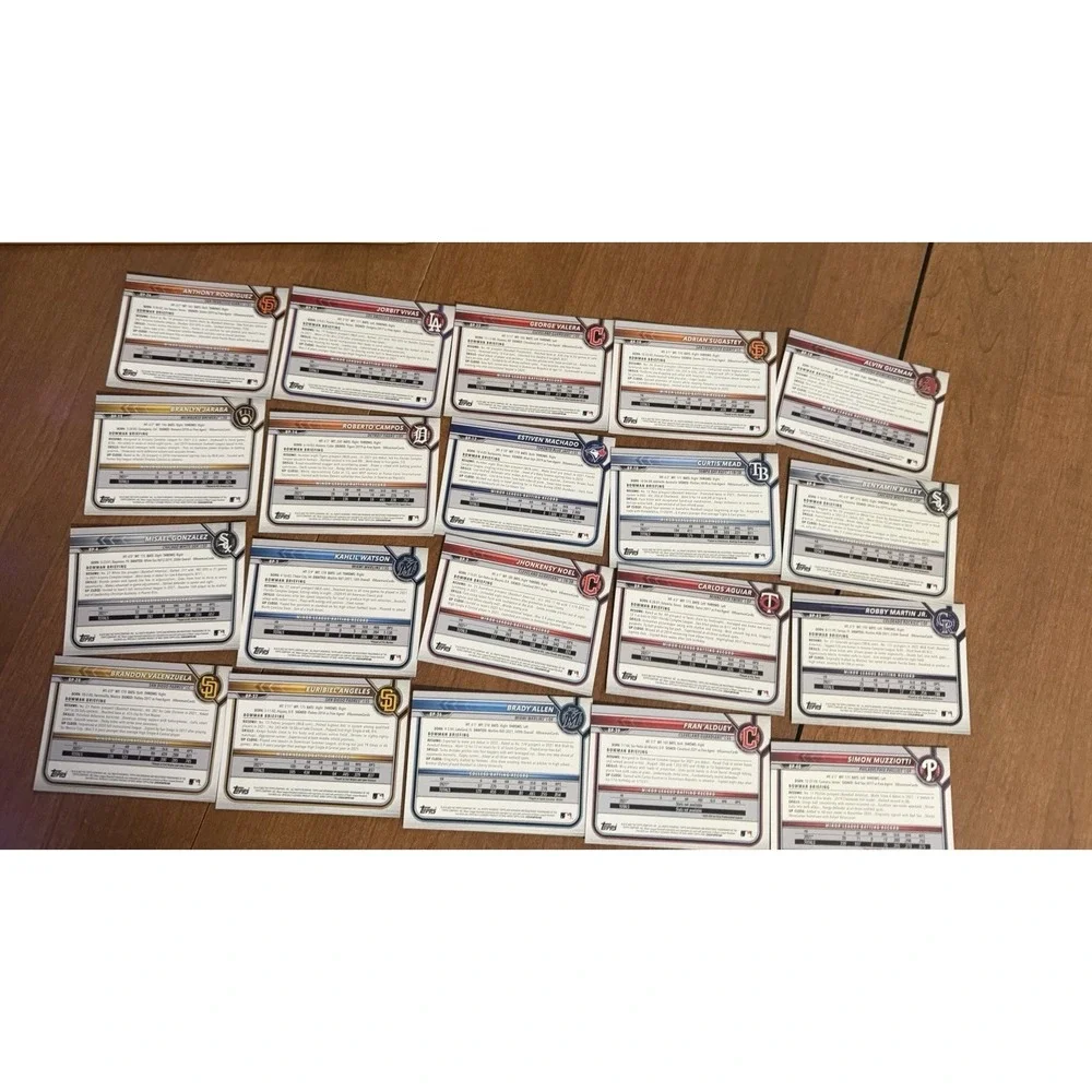 Topps‎ 2022 MLB baseball cards BP Random lot of 50, no dupes